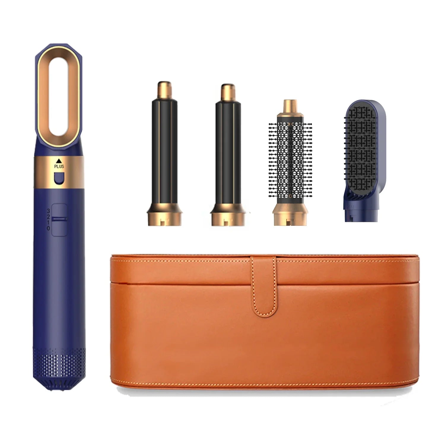 5 in 1 Hair Dryer Brush and Styler Kit Professional Hot Air Comb Curling Iron Hair Straightener for Volumizing and Styling